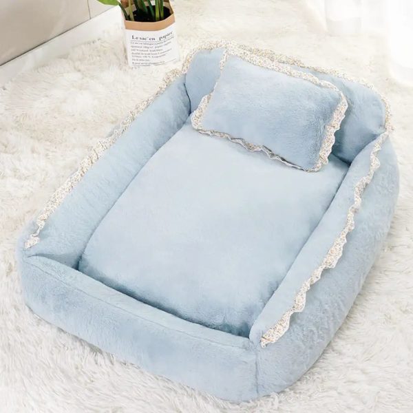 soft fluffy garden chic washable pet bed small dog bed 16