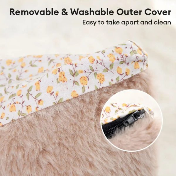 soft fluffy garden chic washable pet bed small dog bed 17