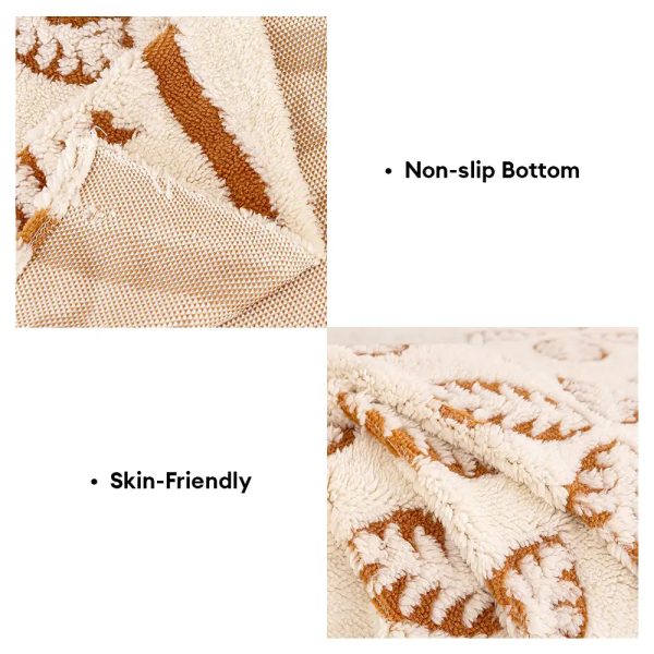 thickened jacquard velvet leaf pattern couch cover 18