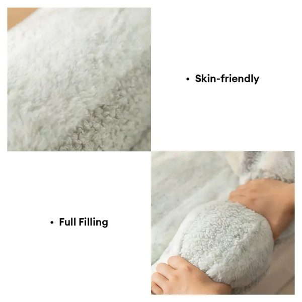 trendy tie dye faux lamb wool spine protection snuggly dog sofa bed 21