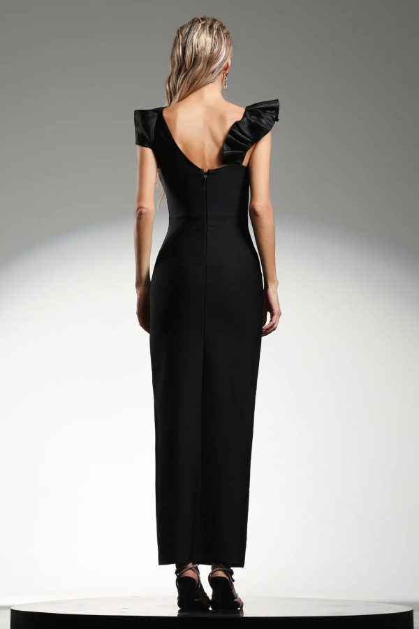 verga sleeveless diamond bandage maxi dress 16