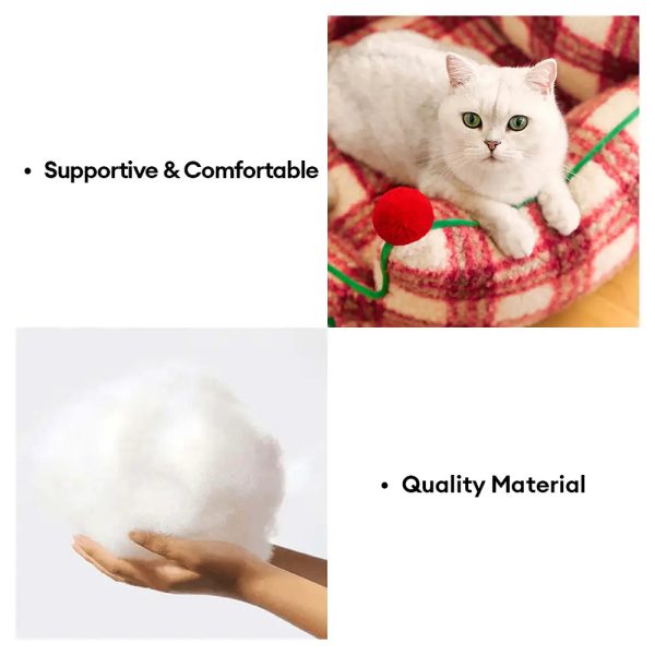 amusement park fashion plaid thickened plush dog sofa bed 22