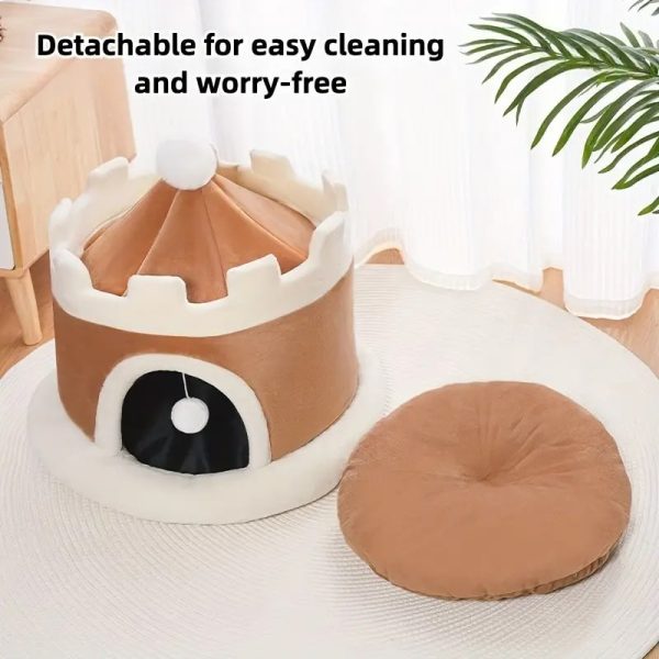 castle style pet house 14