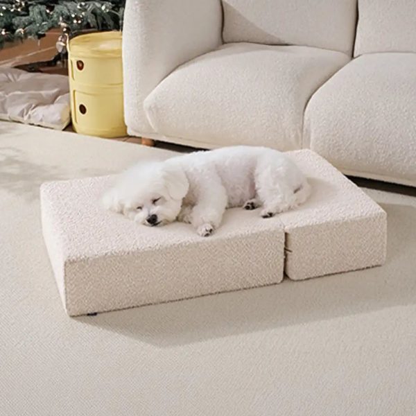 chenille durable scratch resistant foldable blocks multi level dog stairs 19