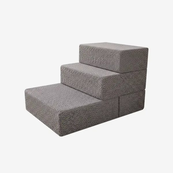 chenille durable scratch resistant foldable blocks multi level dog stairs 23