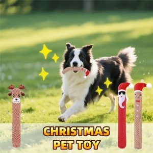 christmas durable interactive squeaky dog toy 11