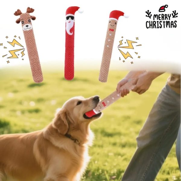 christmas durable interactive squeaky dog toy 12