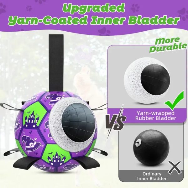 halloween themed dog soccer ball 16
