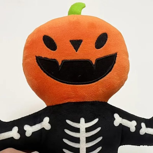 jack o' lantern dog squeaky chew toy 12