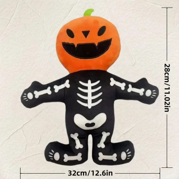 jack o' lantern dog squeaky chew toy 15