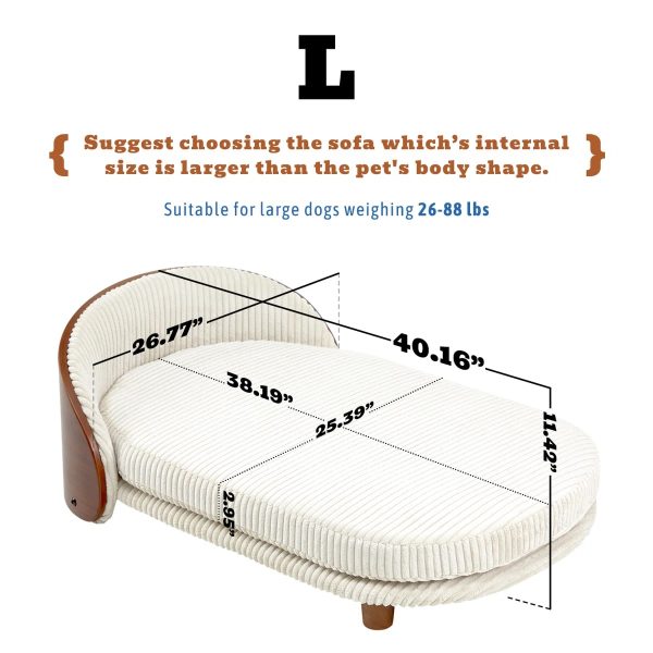 luxury modern wooden elevated design dog bed 21