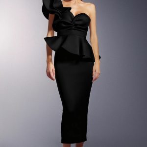 luysa one shoulder asymmetry two piece set – black 11