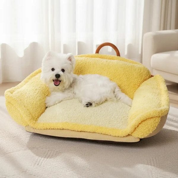 multifunctional full neck support deep sleeping dog sofa bed 12