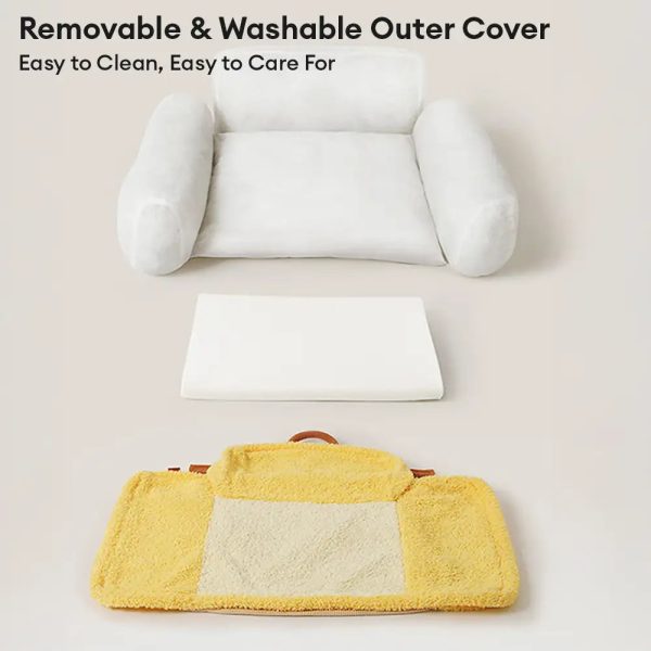 multifunctional full neck support deep sleeping dog sofa bed 17