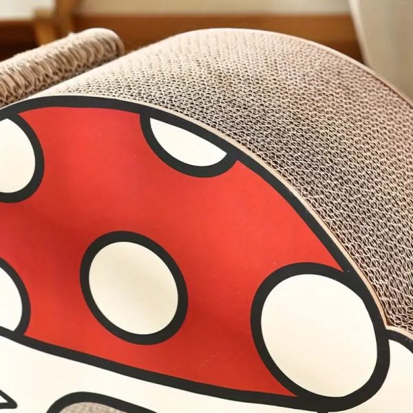 mushroom shaped cat scratching house 18