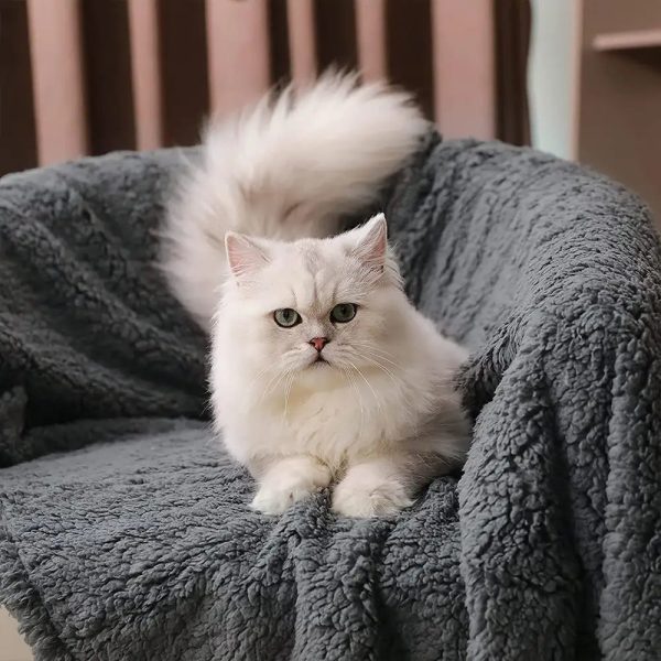 polar fleece comfortable warm multifunctional pet blanket 13