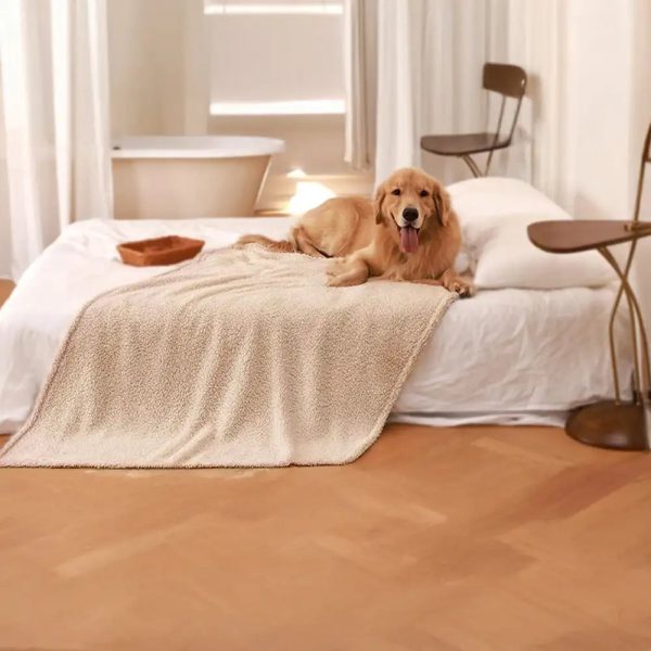 polar fleece comfortable warm multifunctional pet blanket 15