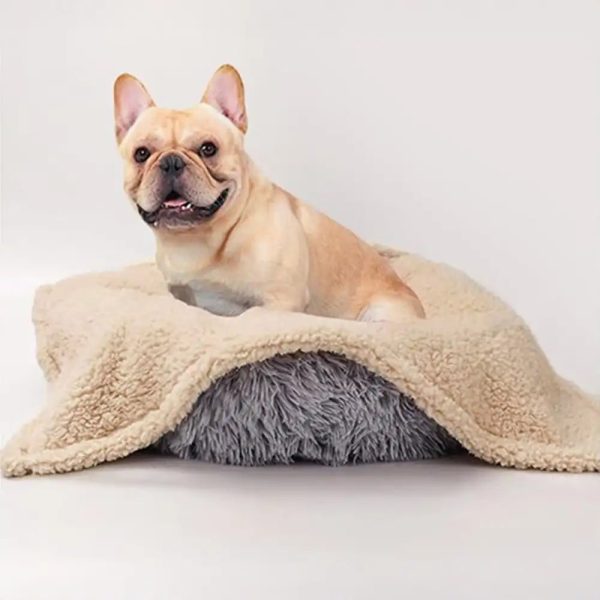 polar fleece comfortable warm multifunctional pet blanket 22