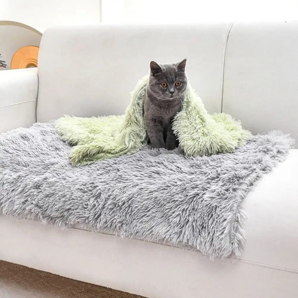 warm plush deep sleep non slip pet mat 15