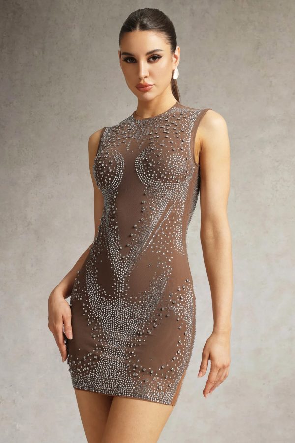 winifred sleeveless rhinestone mini dress 13