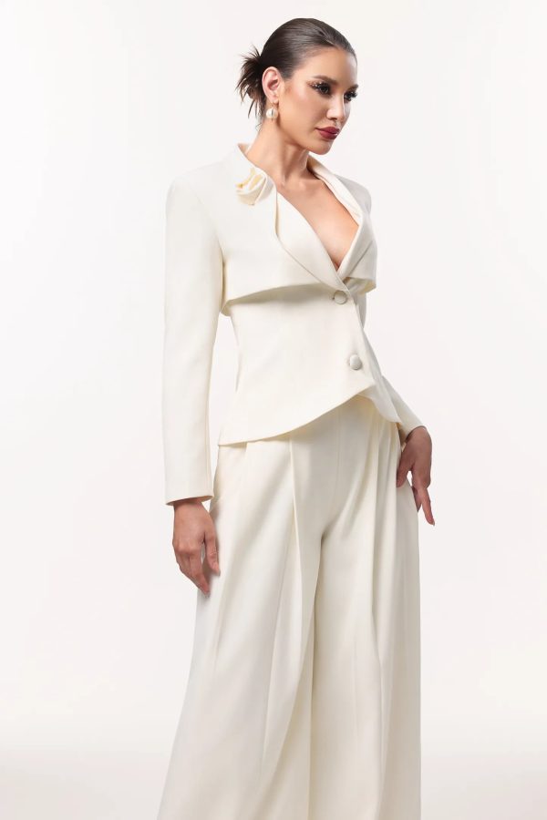 yalia long sleeve woven blazer two piece set 15