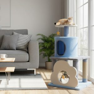 31.5 cute modern multi level cat tree 11