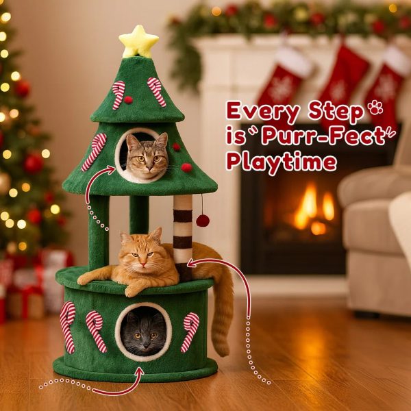55 luxury modern christmas cat tree 13