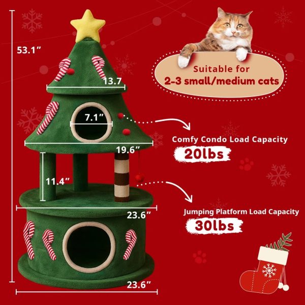 55 luxury modern christmas cat tree 16