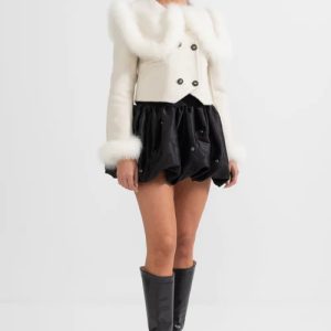 alina double breasted faux fur cropped jacket – white 11 alina double breasted faux fur cropped jacket – white 11