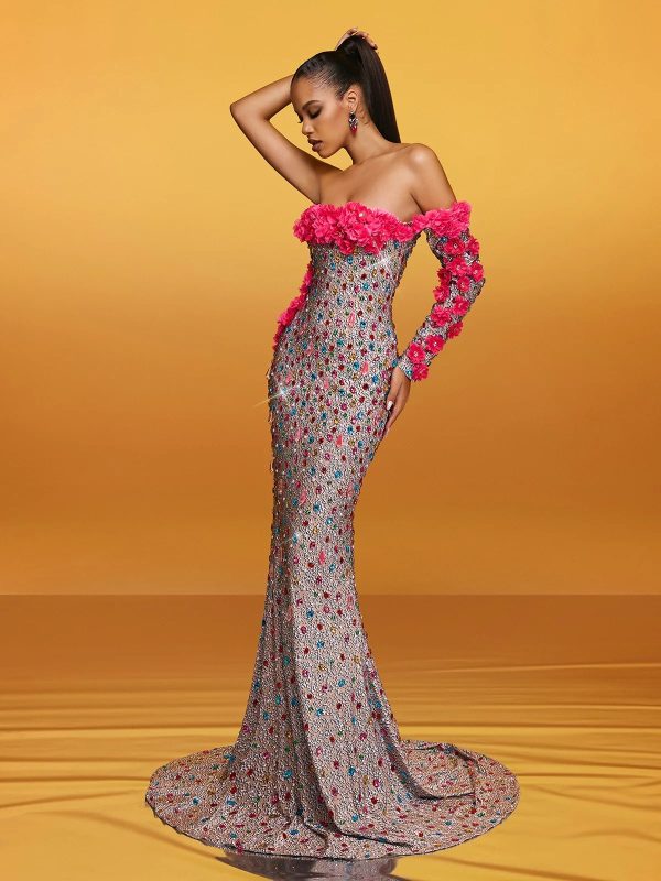 alythia off shoulder flower crystal maxi dress 15