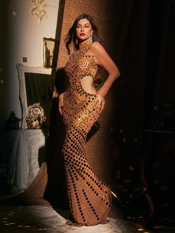 athelis cutout embellished mesh maxi dress 14