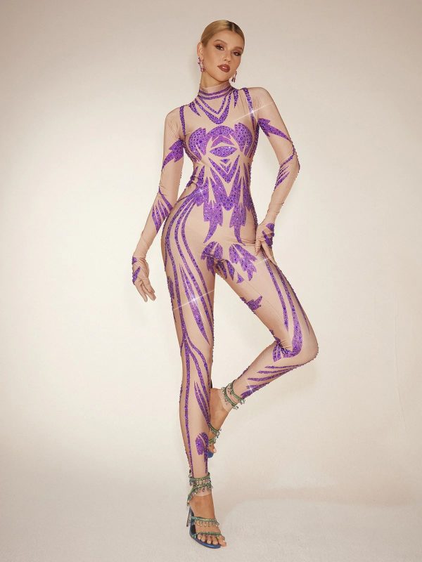 fervidor diamond printed jumpsuit 13