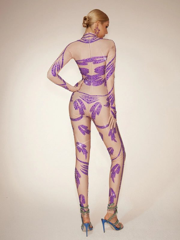 fervidor diamond printed jumpsuit 16