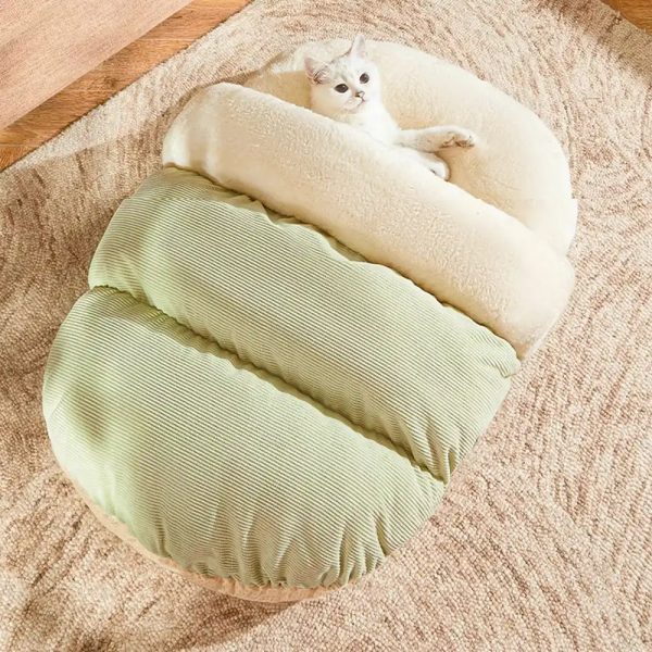 fun slipper style enclosed pet bed 13