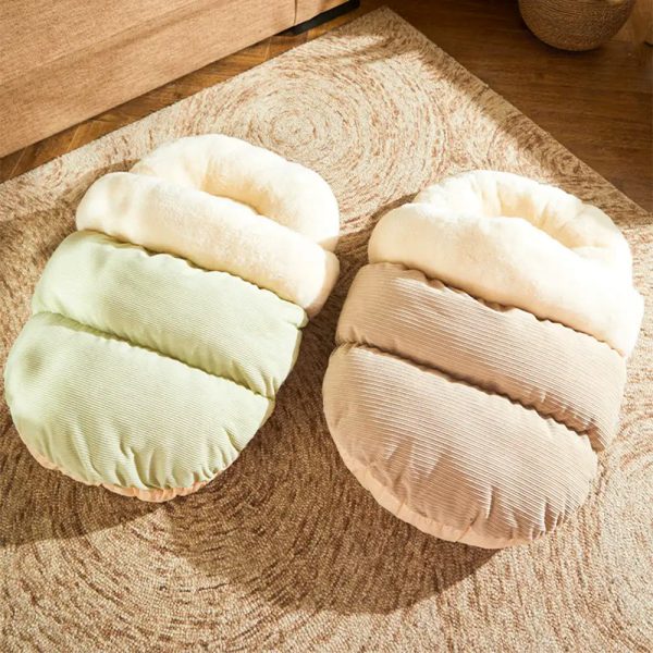 fun slipper style enclosed pet bed 18