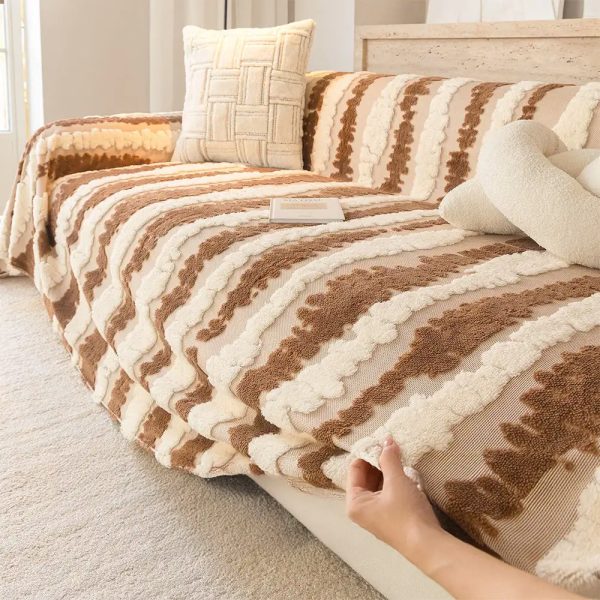 modern comfort plush multifunctional blanket couch cover 17