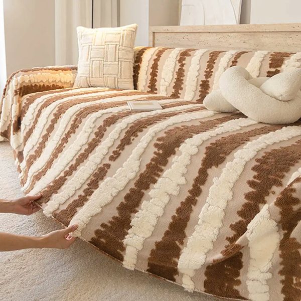 modern comfort plush multifunctional blanket couch cover 18