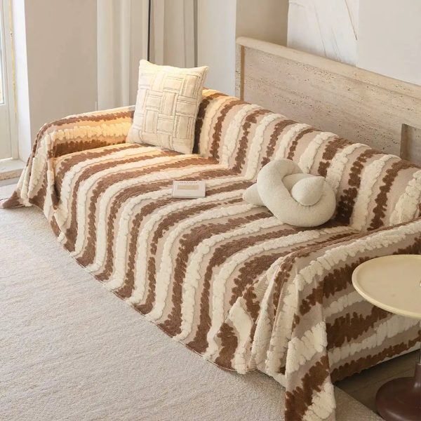 modern comfort plush multifunctional blanket couch cover 19