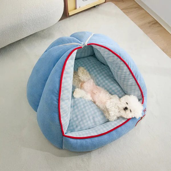 multifunctional semi enclosed cave dog bed 15