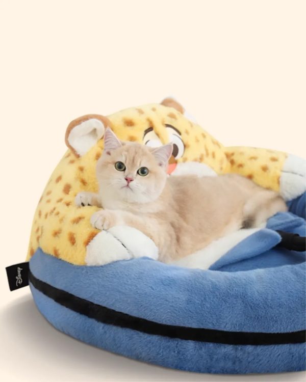 officer leopard pet sleeping bed 16