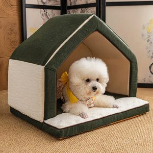 warming full sponge durable scratch resistant dog house 11