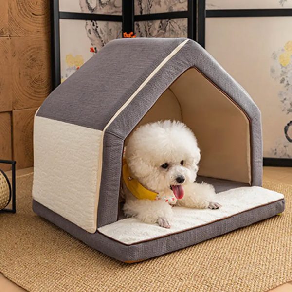 warming full sponge durable scratch resistant dog house 12