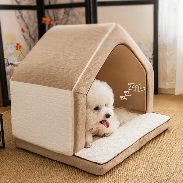 warming full sponge durable scratch resistant dog house 14