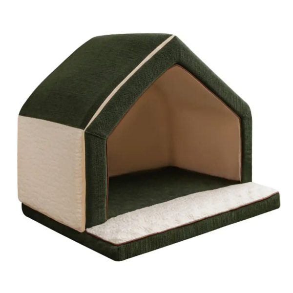 warming full sponge durable scratch resistant dog house 19