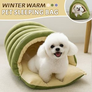winter warm pet sleeping bag 11