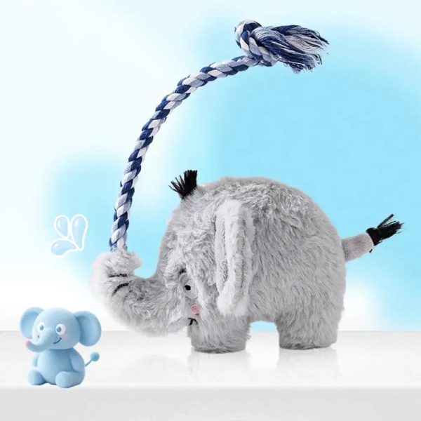 animal series plush squeak dog teething toy 18