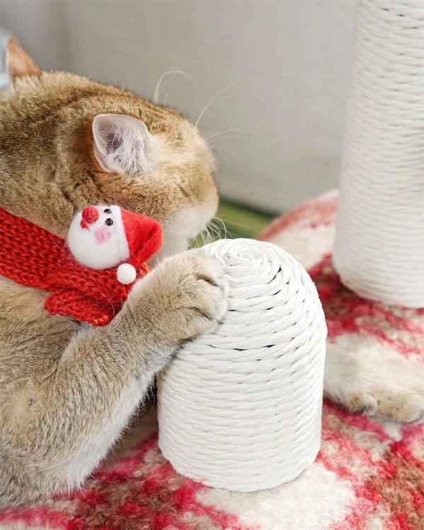 christmas cozy enclosed cat bed 16