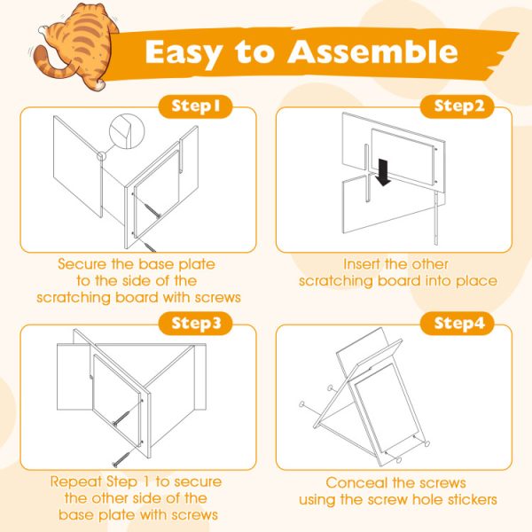 furniture protection multifunctional cat scratcher 17