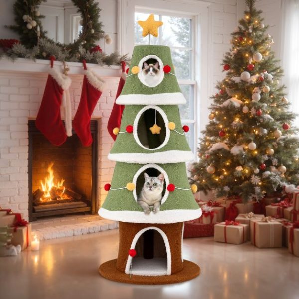 modern attractive christmas cat tree 12