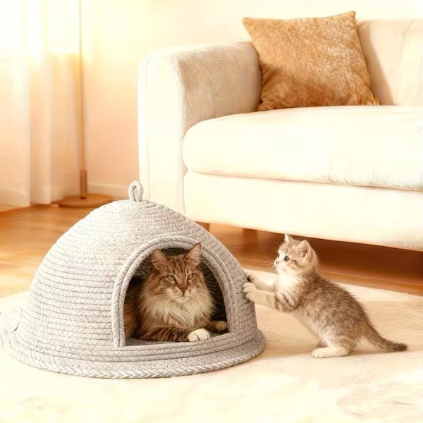 mongolian yurt cat house 12